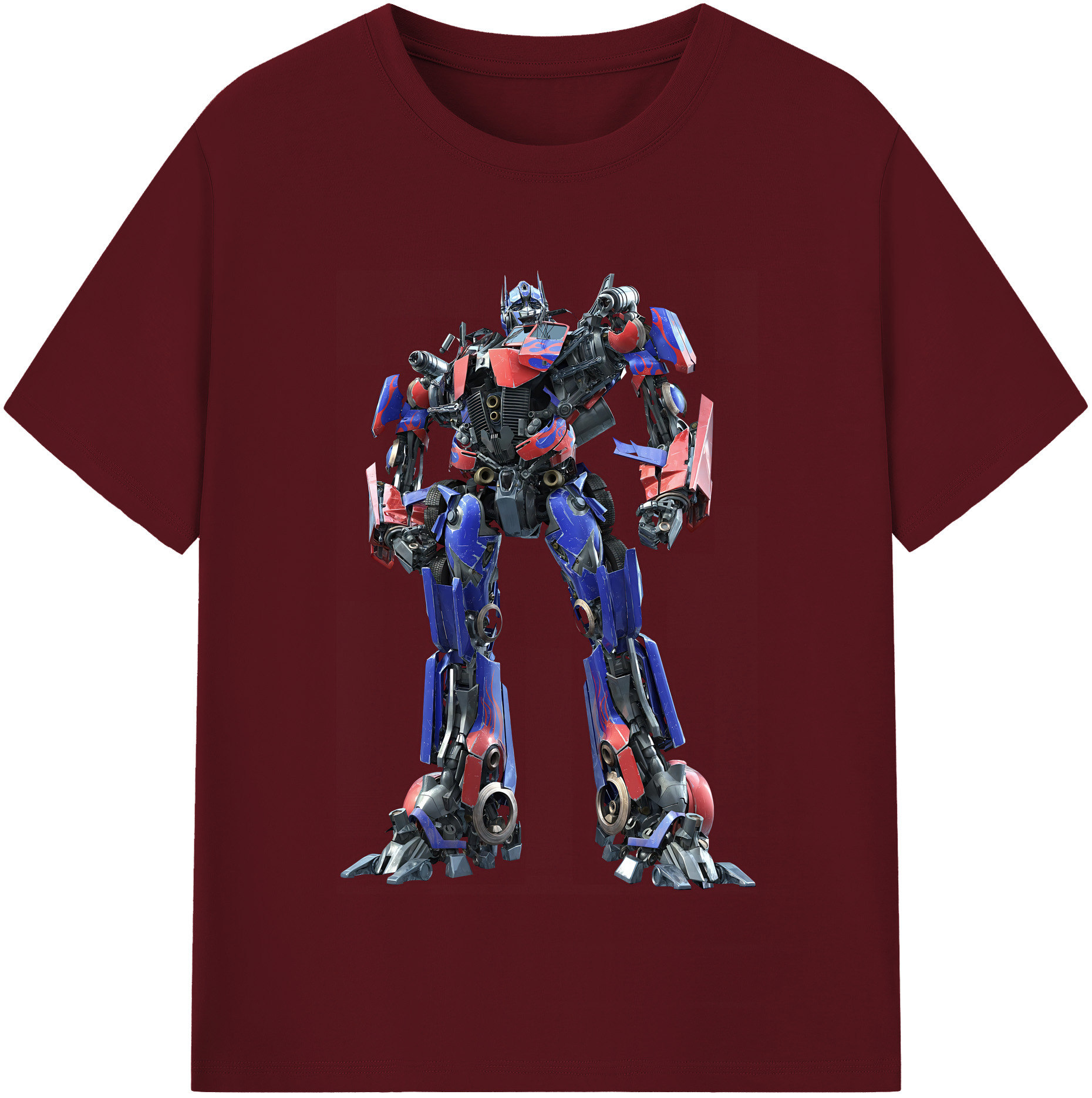 （画像用） Transformers トランスフォーマー 綿100％半袖Tシャツ（フロントプリント）